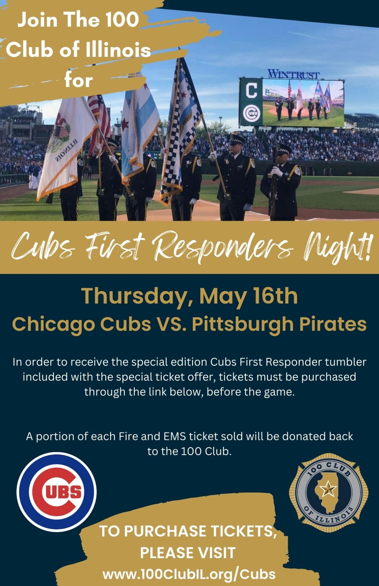 2024 Cubs Law Enforcement & Firefighter Appreciation Night - 100 Club ...